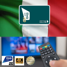 New Generation TivuSat HD Green Classic Activated Viewing Card for Italian TV