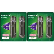 Nicorette QuickMist Cool Berry 2 x 150 1mg Mouth Spray (Bundle of 2)