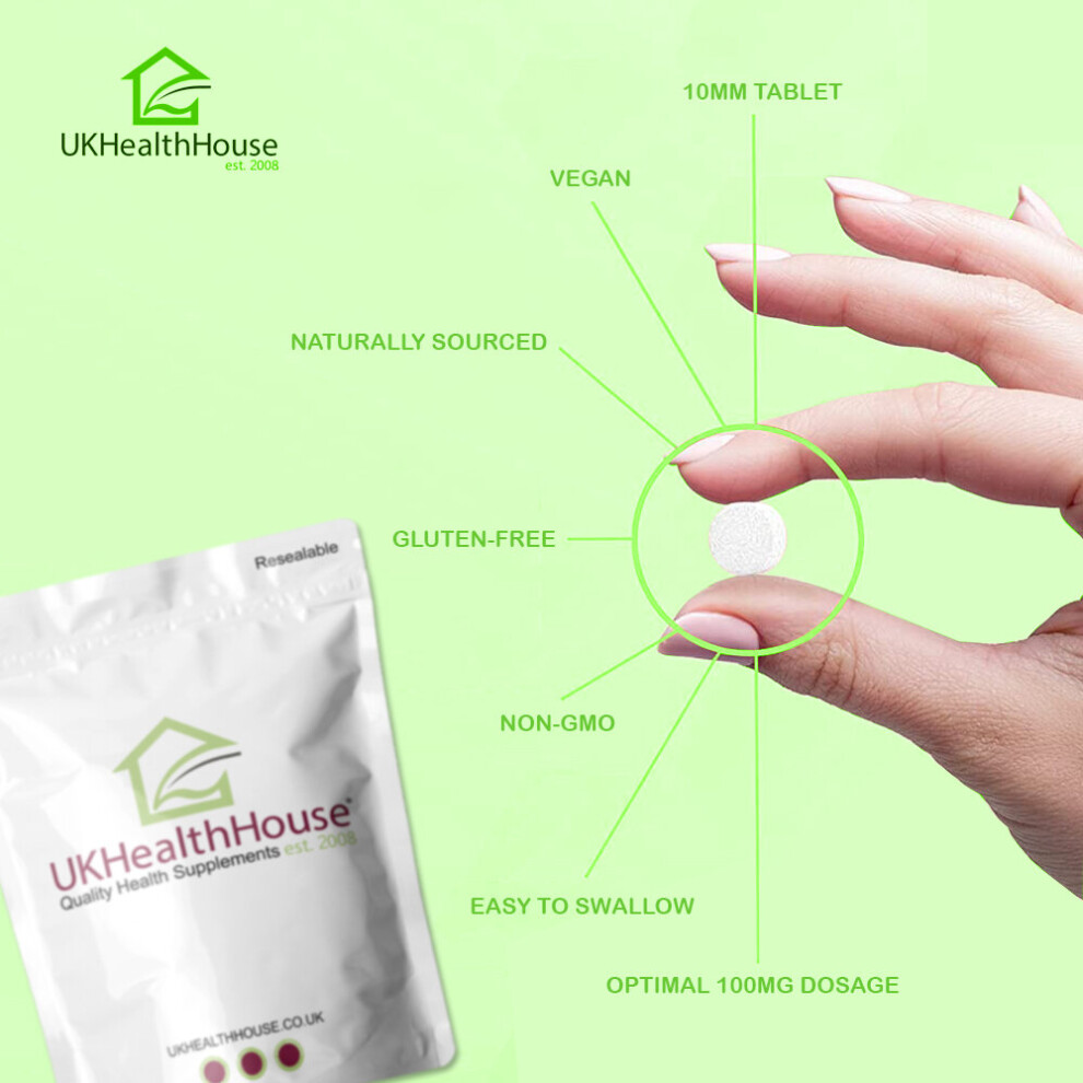 Ukhealthhouse (120 Tablet) Vitamin B1 Thiamine Tablets 100Mg