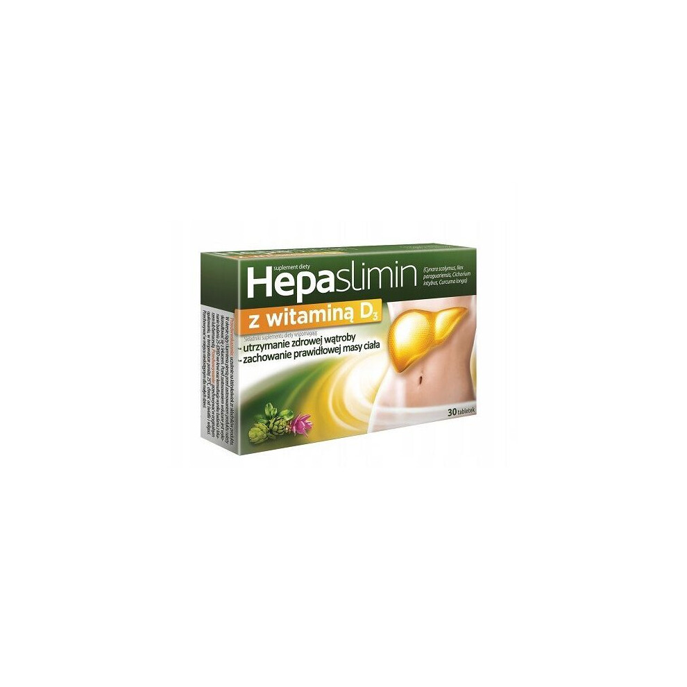 Hepaslimin Z Witaminä D3, Tabletek Powlekanych Size 30