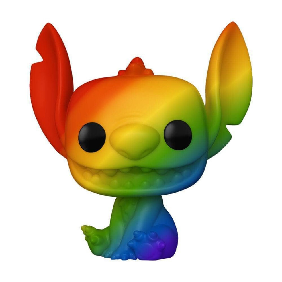 Disney Lilo & Stitch Rainbow Pride Siting Stitch Funko Pop! Vinyl Figure