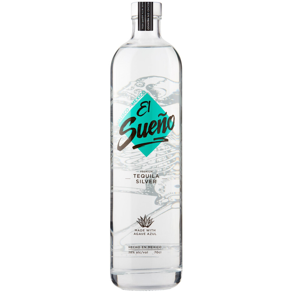 El Sueno Premium Tequila 70Cl – 38% Abv, Handcrafted In Jalisco By Five Generations Silver