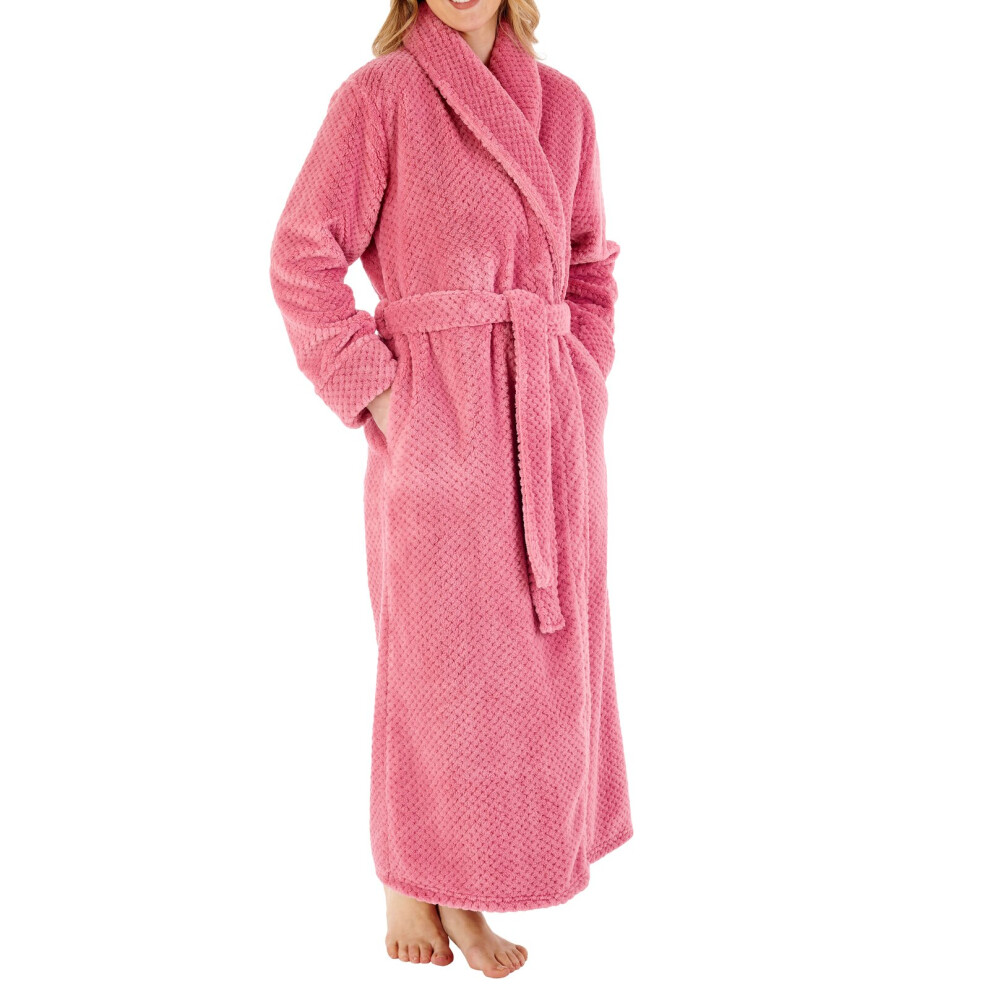 (Pink, XLarge) Slenderella HC4329 Women's Dressing Gown