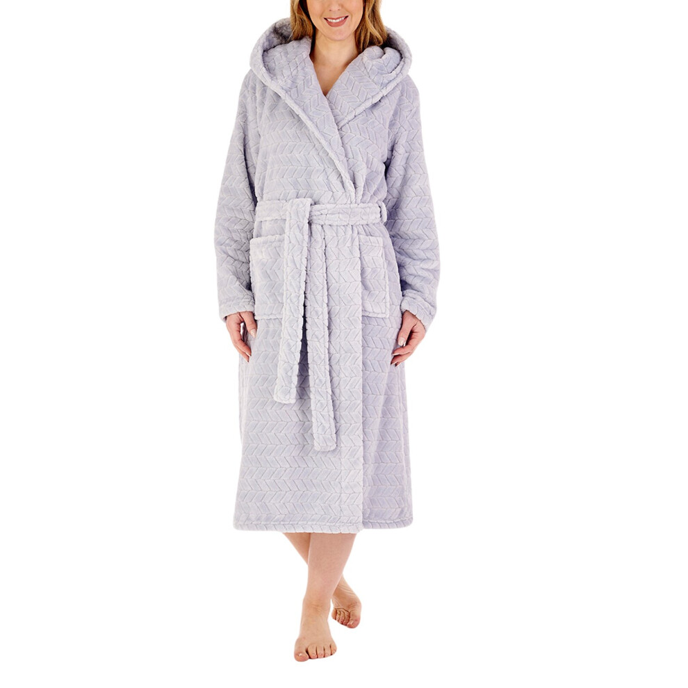 (Grey, 2XL) Slenderella HC88319 Women's Dressing Gown