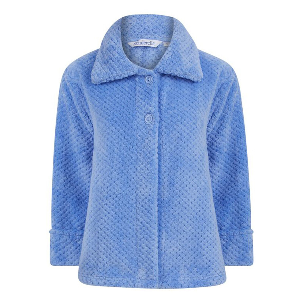 (Blue, XLarge) Slenderella BJ4325 Women's Bed Jacket