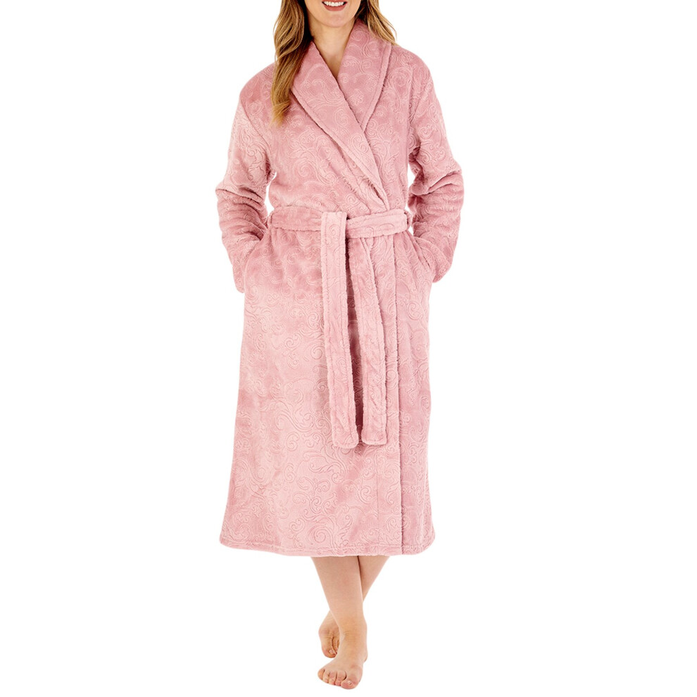 (Pink, 2XL) Slenderella HC88333 Women's Dressing Gown