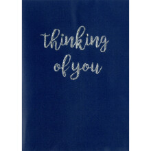 Thinking Of You Glittered Greeting Card Second Nature Just To Say Cards