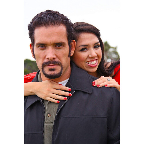 Blackbeard for Men Temporary Colour Beard Moustache Eyebrows BLACK X2 2