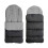 (Gray) Winter Baby Stroller Sleeping Bags, Windproof Warm Pad 1