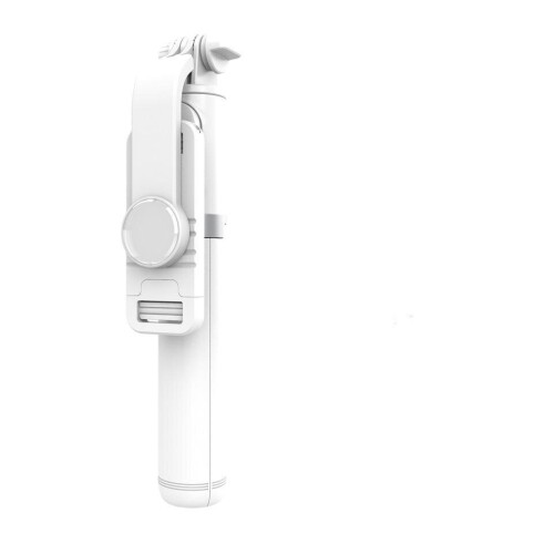 (Q02 white) Electop Wireless Bluetooth Selfie Stick Foldable Mini Tripod With Fill Light Shutter Remote Control For Iphone/android/huawei