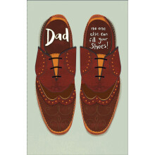 No One Else Can Fill Your Shoes Father's Day Dad Card Embellished Greeting Cards