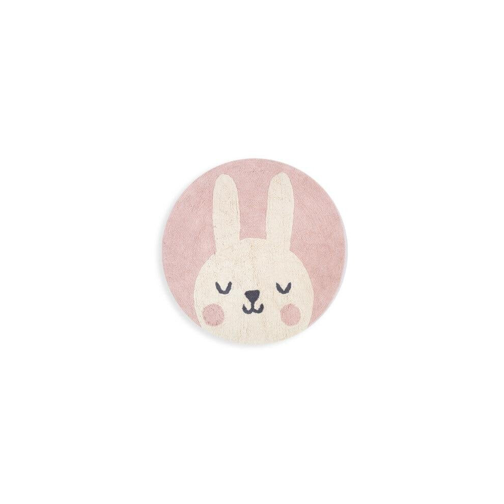(Rabbit) Nordic Cartoons Round Carpet Playmat
