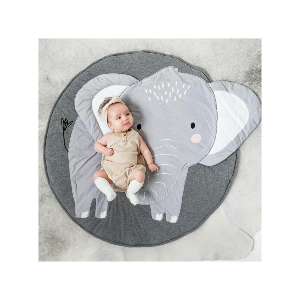 (Elephant) Child Safety Protective Carpet, Animal Pattern Cushion Baby Play Mat