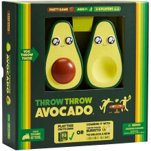 Exploding Kittens Throw Avocado - Gezinsvriendelijk Kaartspel voor 2-6 Spelers - Uitbreidingsset voor Dodgeball - 120 Kaarten vanaf 7 jaar