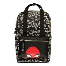 Marvel Comics Graffiti All-over Print Backpack Unisex - Black (BP188688MVL)