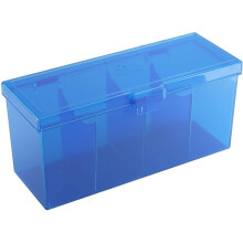 Gamegenic Fourtress 320-Card Deck Holder Blue - Board Game