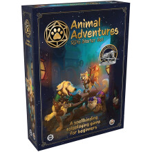 Gry Steamforged Animal Adventures: zestaw startowy – gra fabularna dla początkujących, gra planszowa kompatybilna z 5E