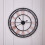 Living And Home 80CM Large Metal Decorative Roman Numerals Wall Clock 2