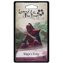 Legend of The Five Rings: Shoju's Duty Dynasty Pack - Strategiskt Spel för 2 Spelare, 14+, 45-90 Min Speltid
