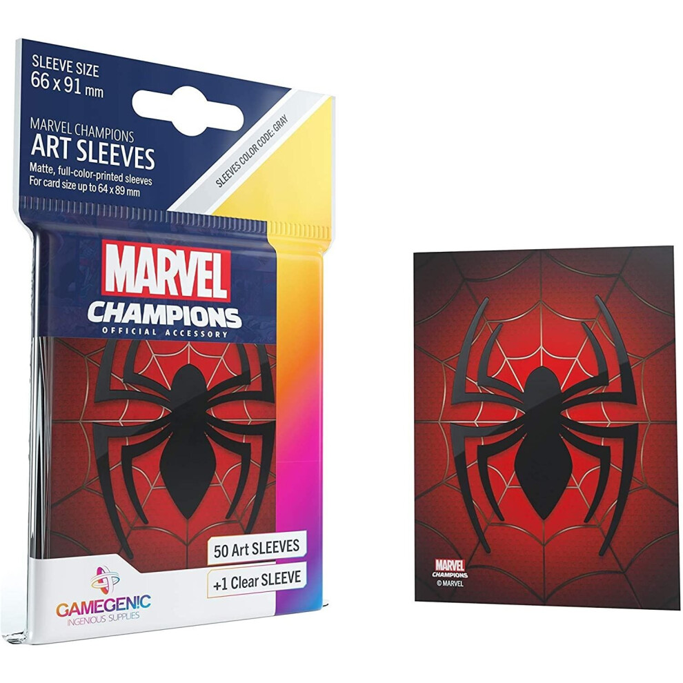 Unit Gamegenic Marvel Champions Art Sleeves Spider Man (50 Ct. V Krabici)-image