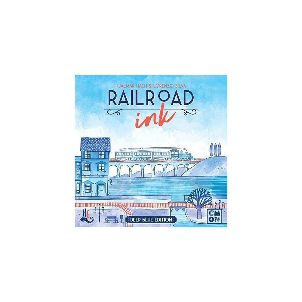 Horrible Games Railroad Ink - Deep Blue Edition Board Game