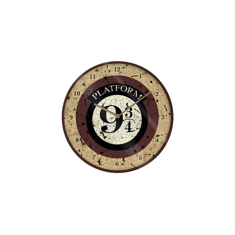 Harry Potter Platform 9 3/4 10Inch Clock - Gaming Merchandise