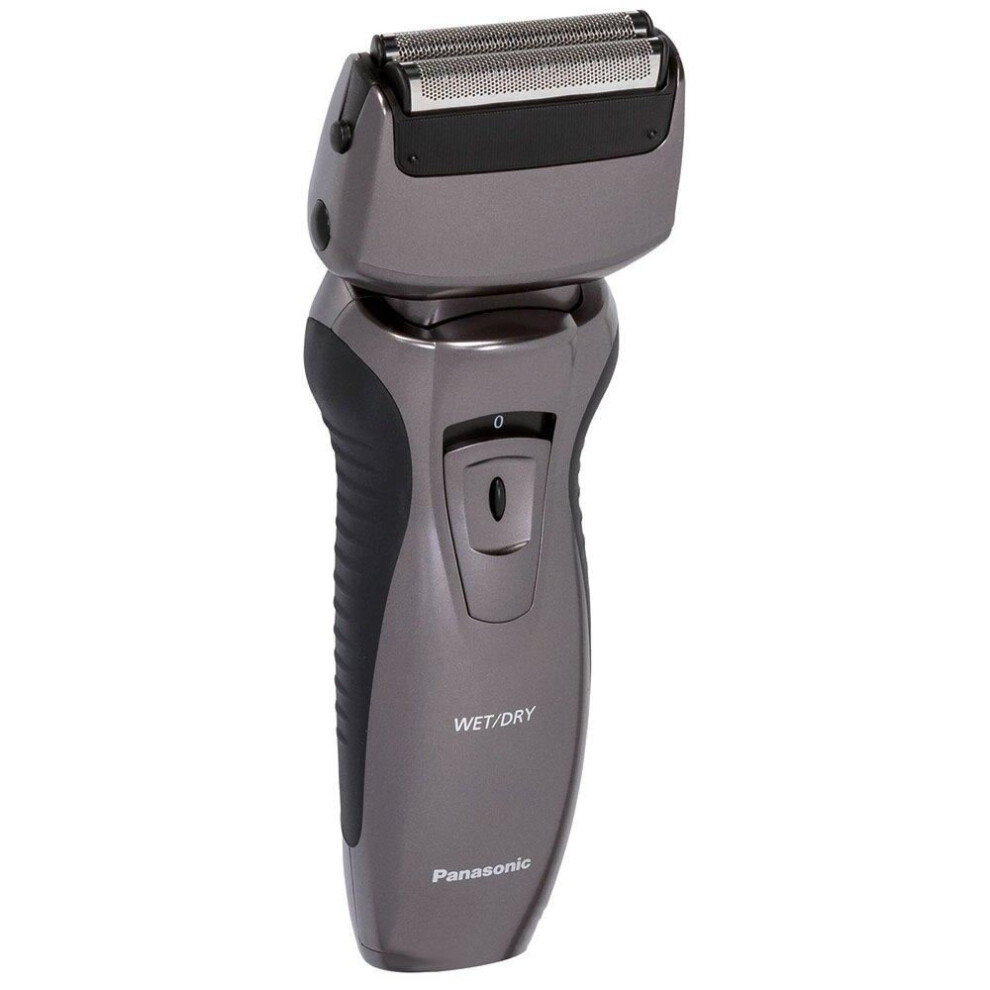 Panasonic Dual Blade Wet & Dry Rechargeable Shaver - Gun Metal Grey (ESRW33H)