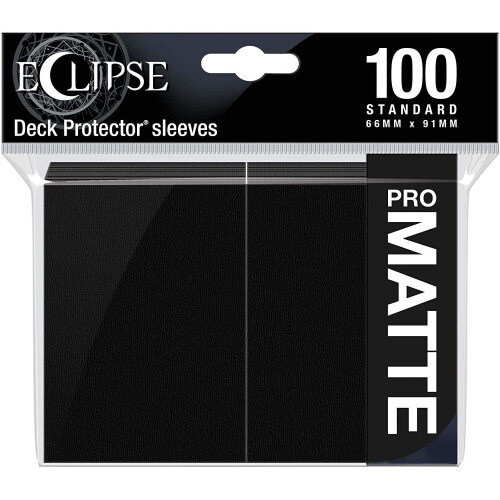Ultra Pro E-15613 Eclipse Standaard Matte Hoezen 100 Pack-Zwart
