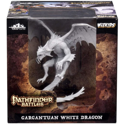 WizKids Pathfinder Battles Deep Cuts - Drago Bianco Gargantuesco