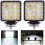 LED work light bar IP67  waterproof  floodlight 60 degree flood beam worklight 2