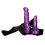 Purple Twister DP Strap On Dildo and Harness 2