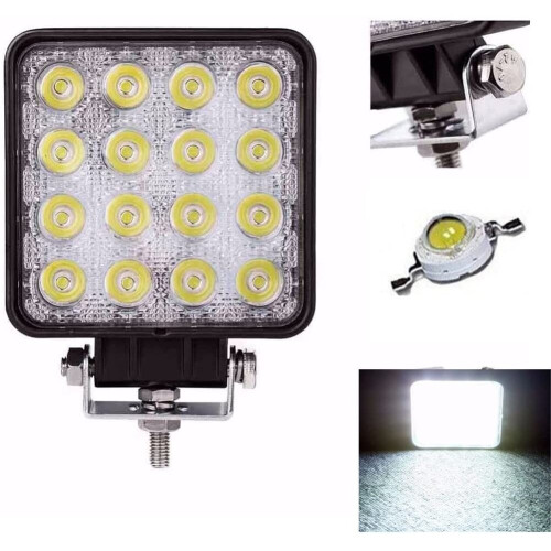 LED work light bar IP67  waterproof  floodlight 60 degree flood beam worklight 2