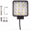 LED work light bar IP67  waterproof  floodlight 60 degree flood beam worklight 4