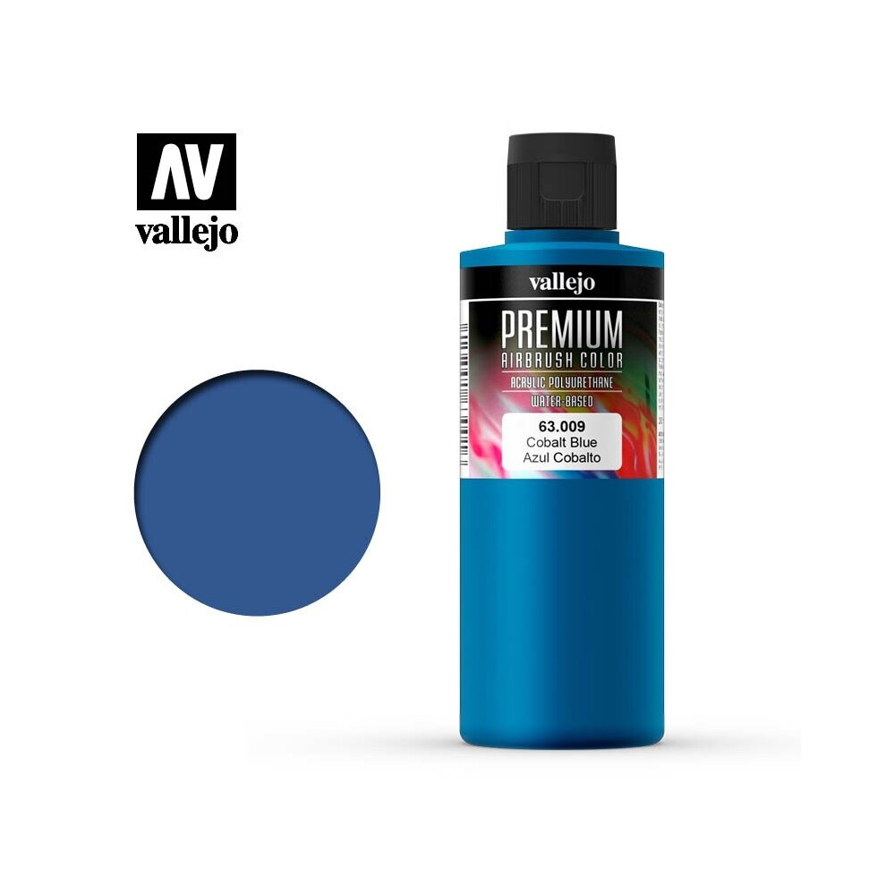 VAL63009 - AV Vallejo Premium Color - 200ml - Opaque Cobalt Blue