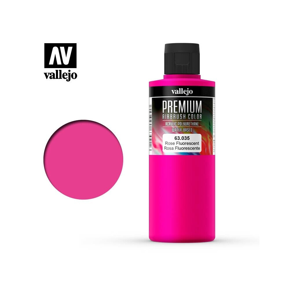 VAL63035 - AV Vallejo Premium Color - 200ml - Fluorescent Rose