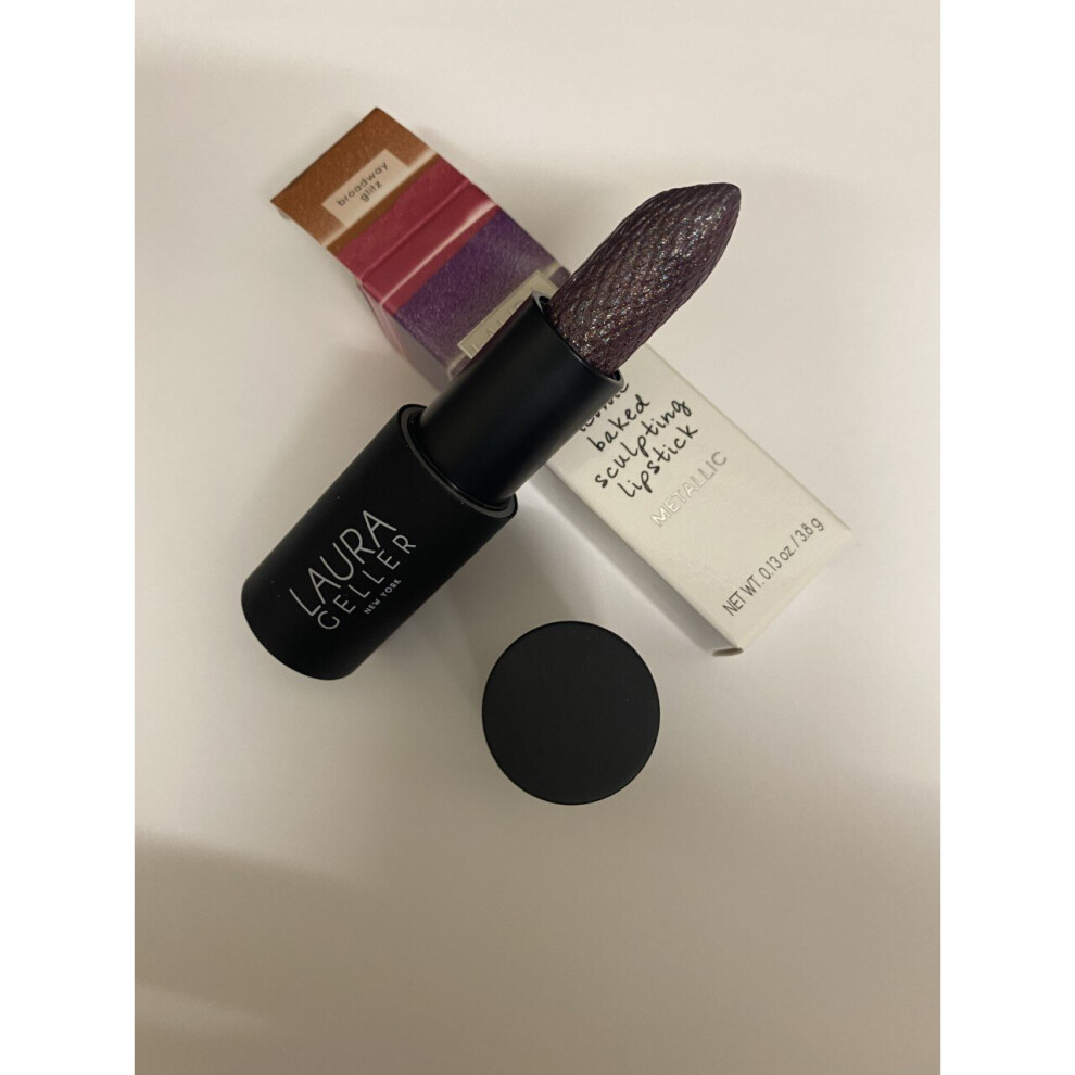 Laura Geller Beauty Laura Geller Metallic Lipstick Shade- Broadway Glitz- 3.8Gr Brown