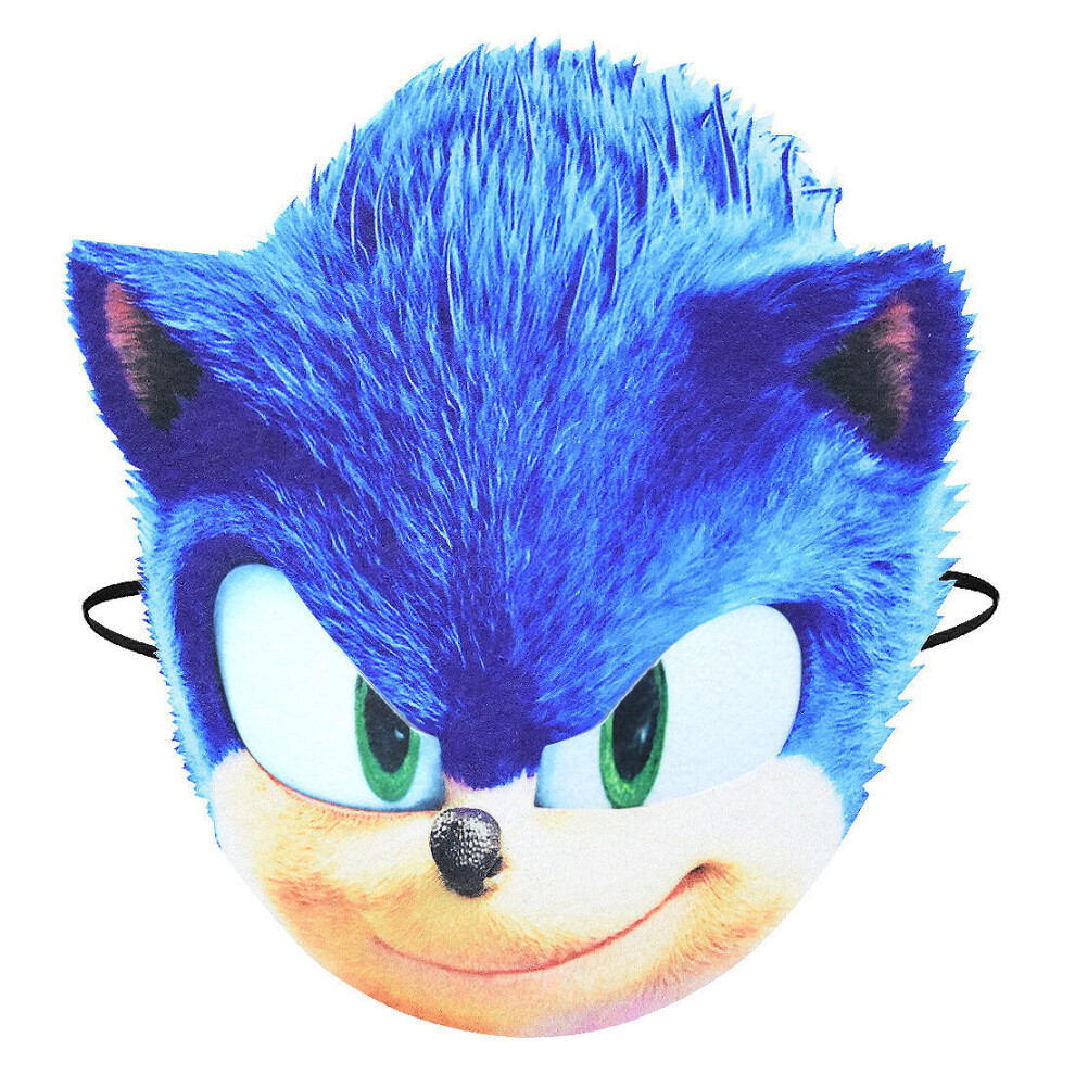 Kid Sonic the Hedgehog Mask Cosplay Props Children Halloween Costume