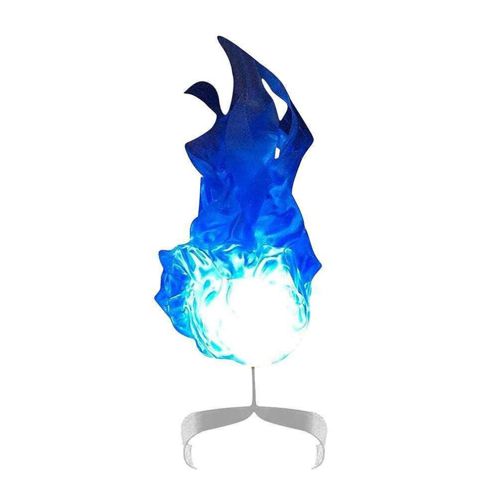 (bule) Floating Fireball Halloween Party Prop Cosplay Decoration Luminous Prop