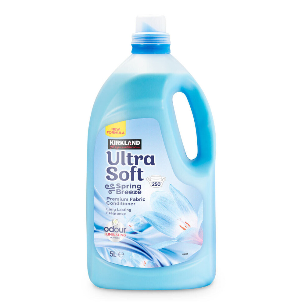 Kirkland Signature Ultra Soft Spring Breeze Fabric Softener5L 250 Wash