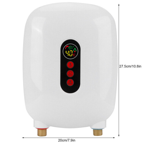 Mini Electric Water Heater 6500W Tankless Instant Touch Control 1