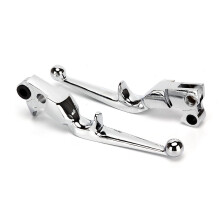 (Plating) Motorcycle Hand Levers Clutch Brake Lever Handlebar For Harley Sportster 883 1200 Softail Dyna Road King Touring