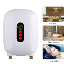 Mini Electric Water Heater 6500W Tankless Instant Touch Control