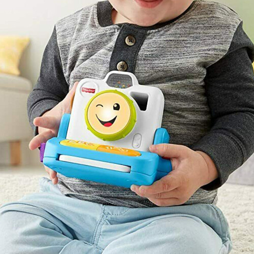 Fisher-Price Fisher Price Click Laugh Learn Instant Camera Interactive Kids Toy Educational 2