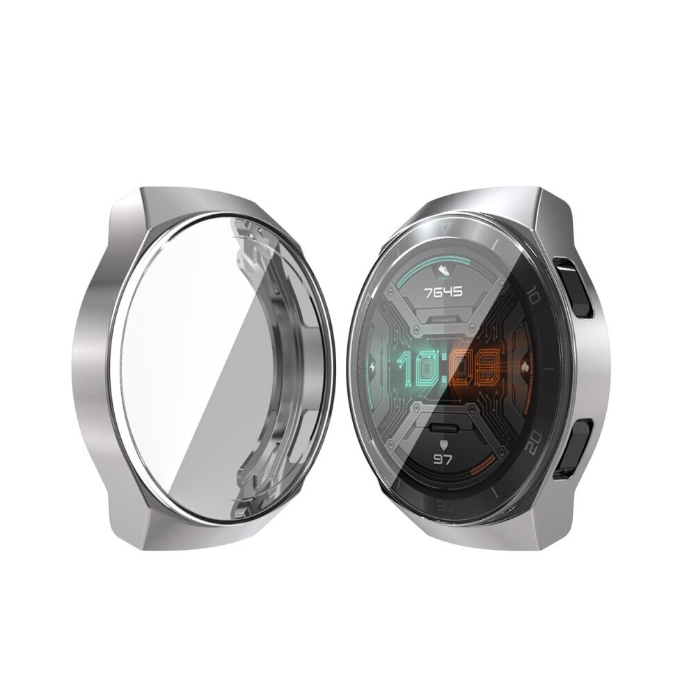For Huawei Gt2e Tpu Electroplated All Inclusive Watch Case(Silver) Silver 8306870143338