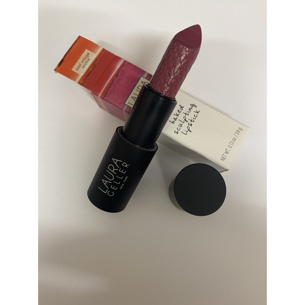 LAURA GELLER  ICONIC LIPSTICK SHADE- EAST VILLAGE ORCHID 3.8 GR