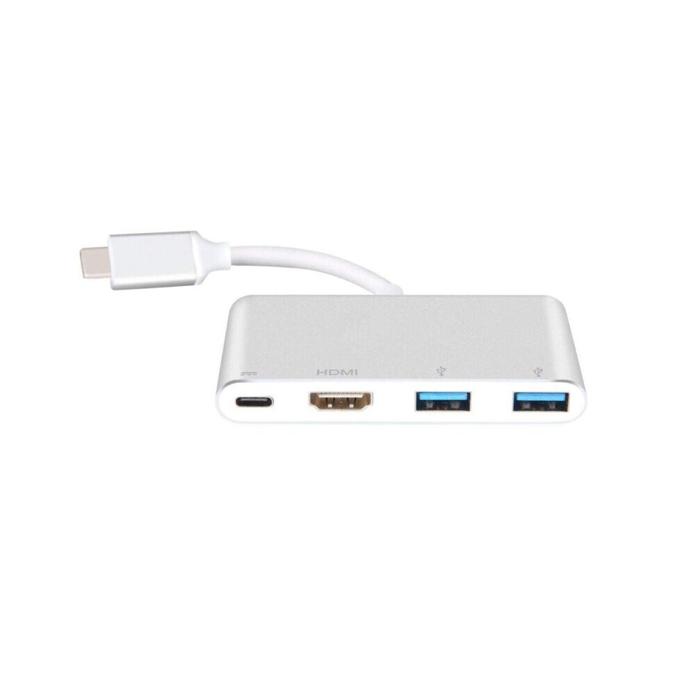Usb-C To Hdmi Adapter, Usb 3.1 Type C To Hdmi 4K Multiport Av Converte 8351805719171