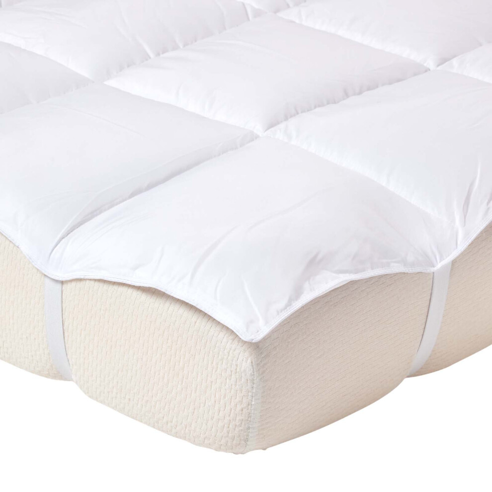Homescapes (Super King (180 X 200 Cm)) Super Microfibre Mattress Topper
