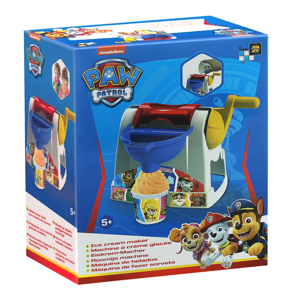 Paw Patrol Kids Frozen Ice Cream Maker Chase Skye Play Toy Candy Dessert Treat