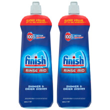 Finish Dishwasher Rinse Agent Power Actions 2 x 800ml