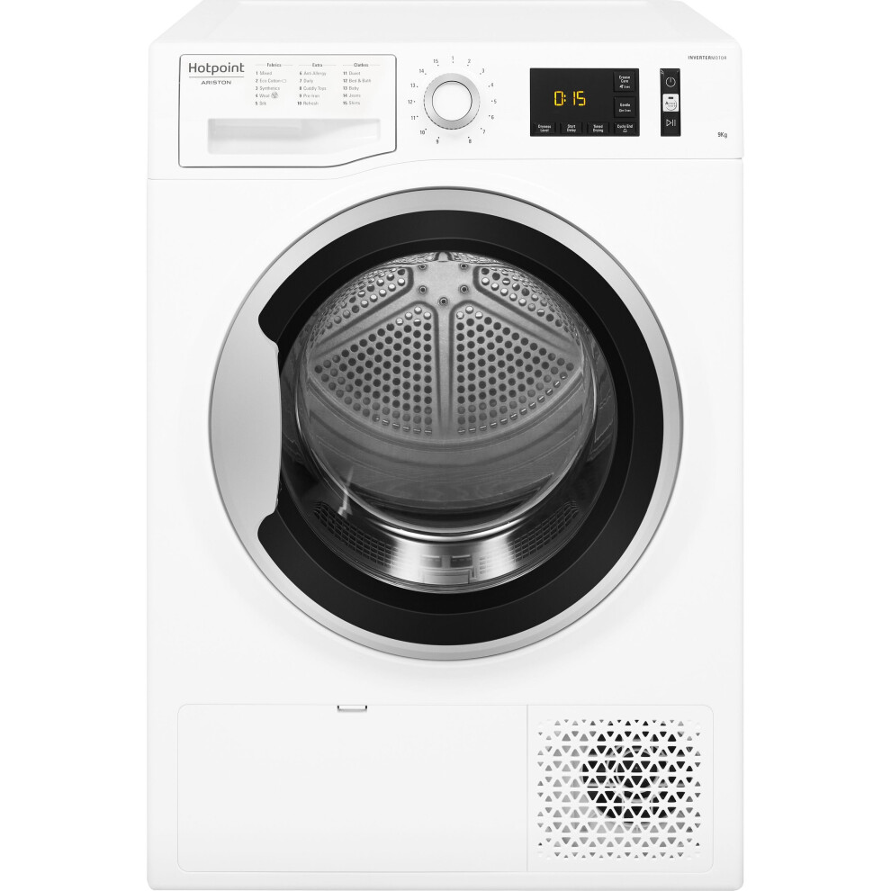 Hotpoint NTM1192SKUK 9Kg Heat Pump Tumble Dryer - White